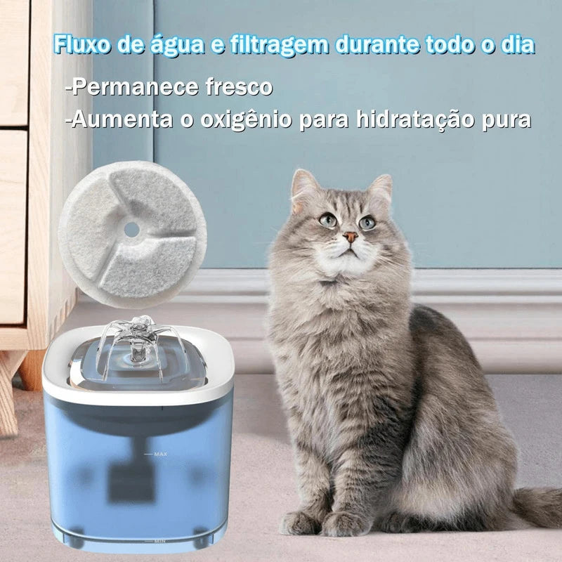 Bebedouro Silencioso Para Cães e Gatos