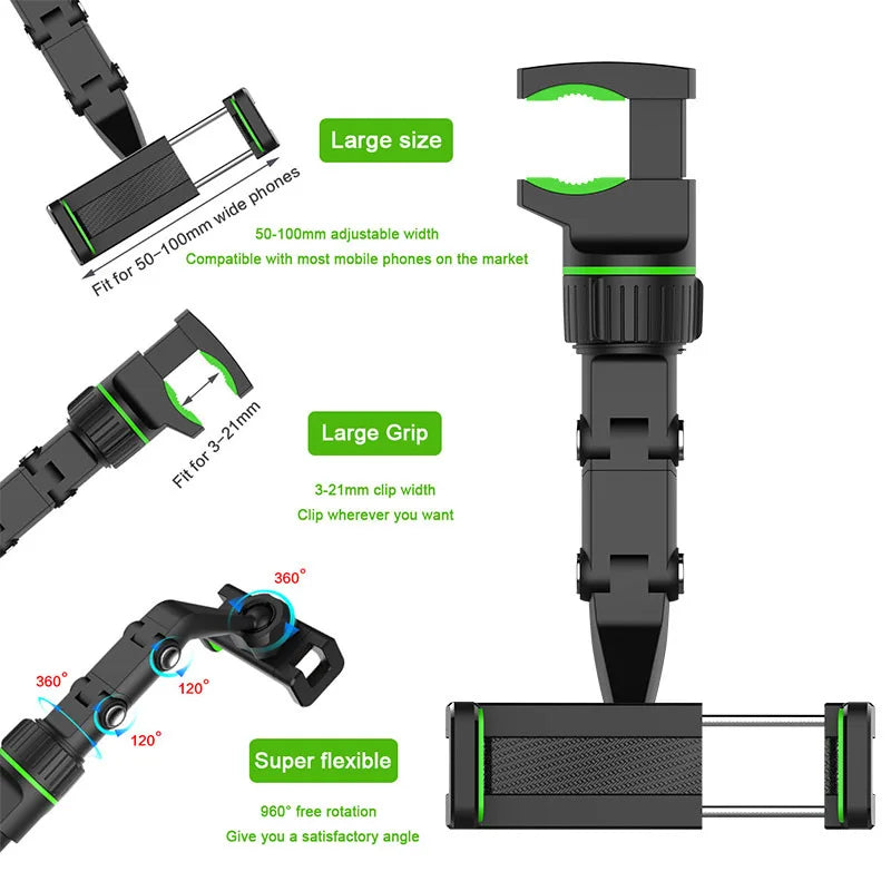 SUPORTE PARA CELULAR VEICULAR MULTIFUNCIONAL